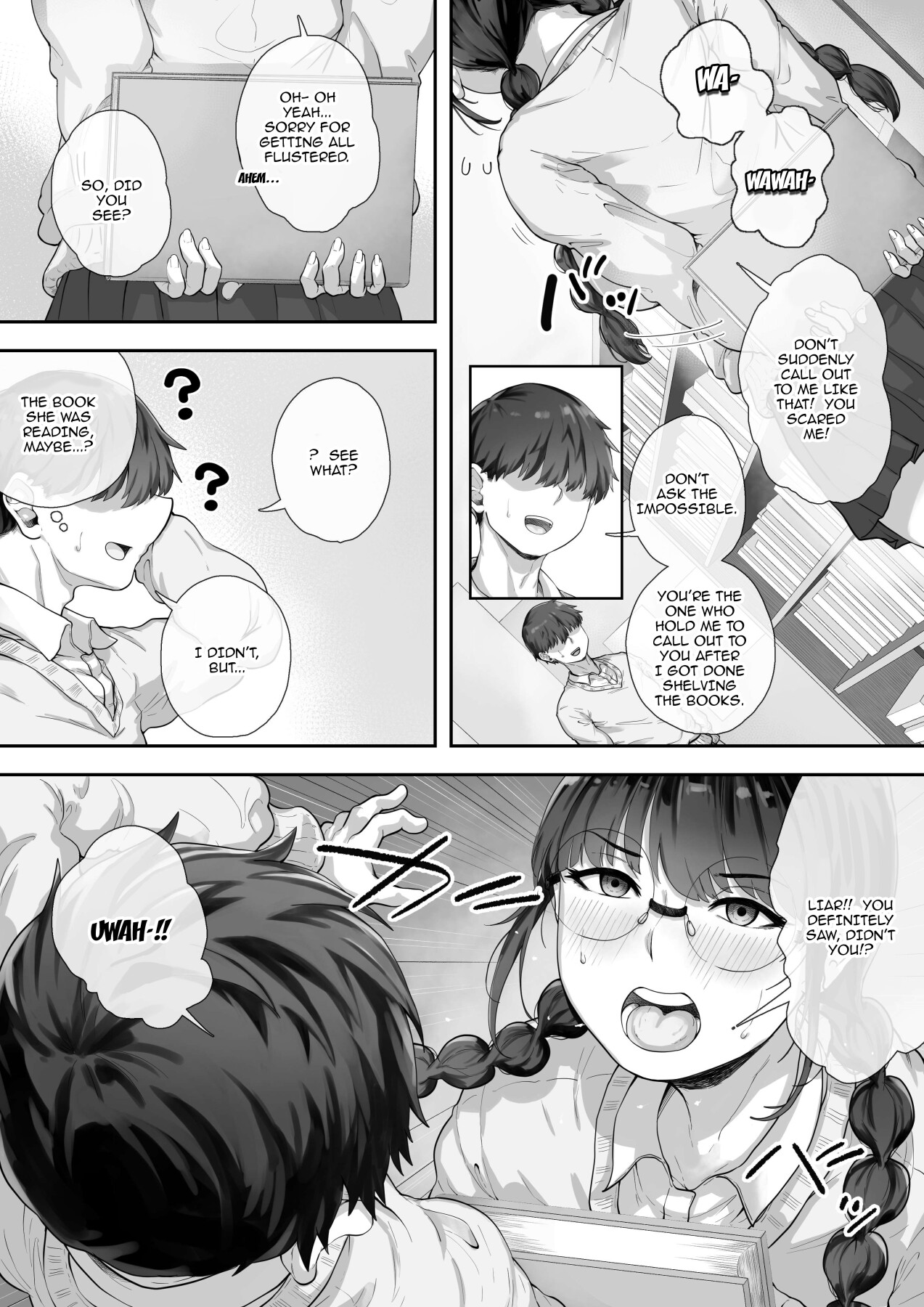 Hentai Manga Comic-The Busty Library Committee President Is Very Interested In Lewd Stuff-Read-3